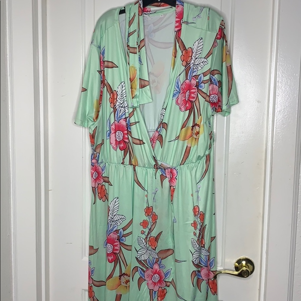 Wrap style dress